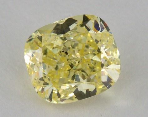 cushion diamond with 65.5% depth